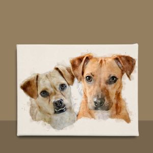 Aquarel van foto’s