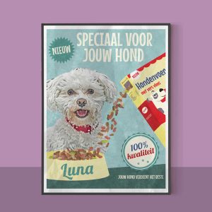 Retro stijl advertentie met eigen foto